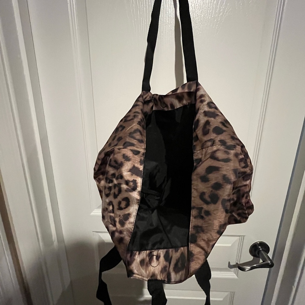 Chico's Brown Cheerah Tote with Black Handles - Picture 3 of 4